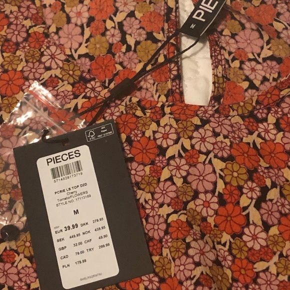 NFS Asos floral blouse top - Picture 5 of 5
